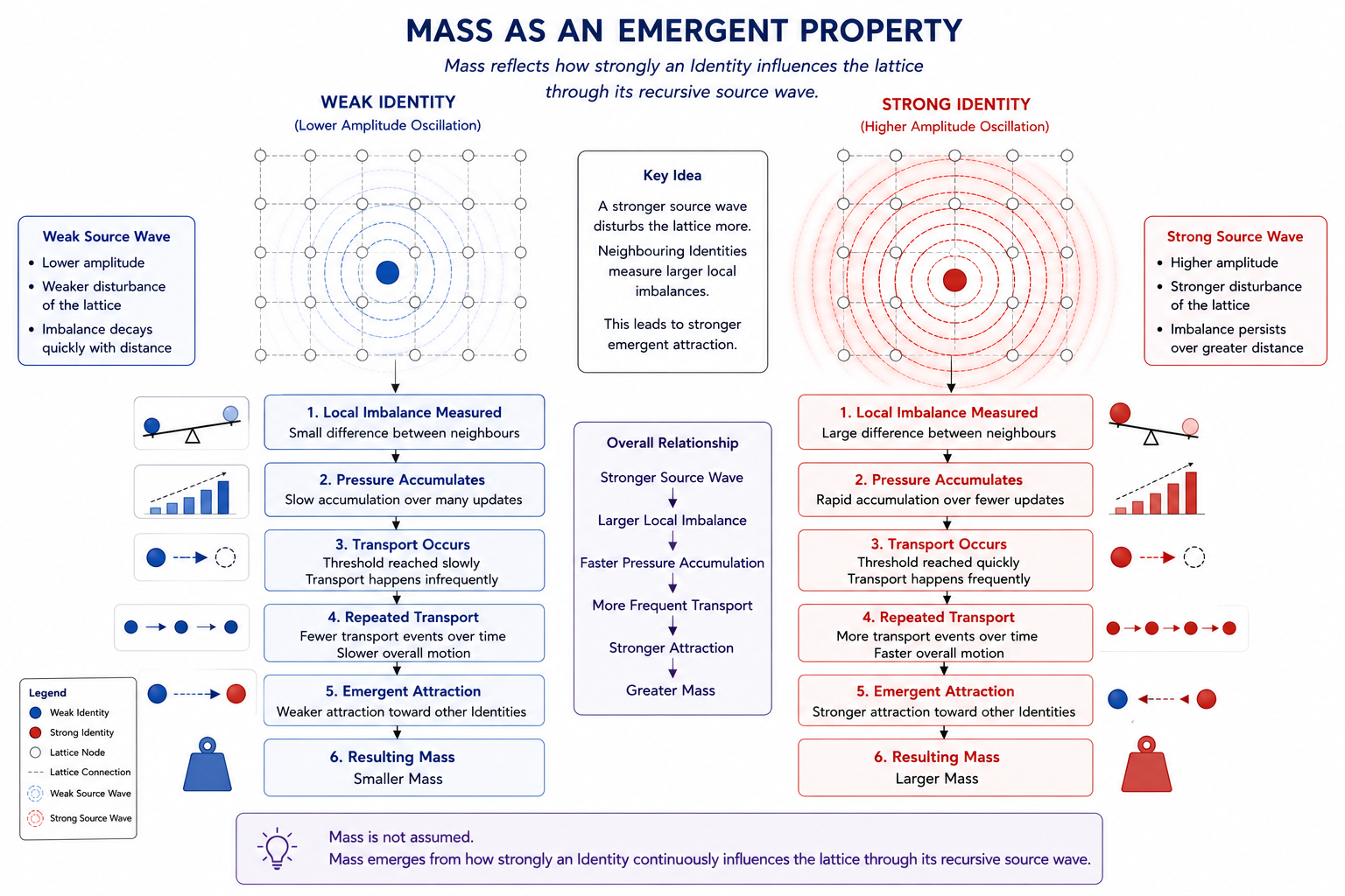 Mass as an emergent property